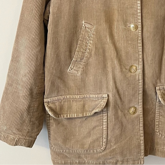 Eddie Bauer Corduroy Lined Chore Jacket Women’s XL - Picture 4 of 6